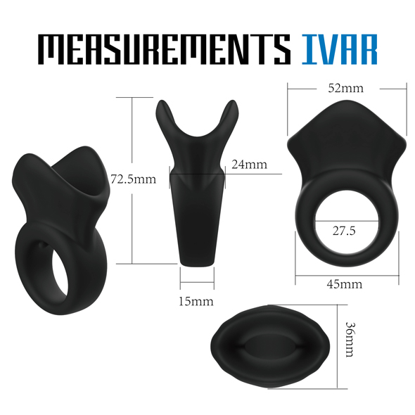 VelvOr Velv'Or - Rooster Ivar Knot Design Cock Ring Penio žiedas - užveržėjas &ndash; nuotrauka 8