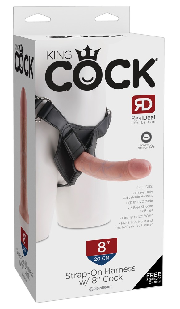 King Cock Strap-On 8 inch Strap-on dildo