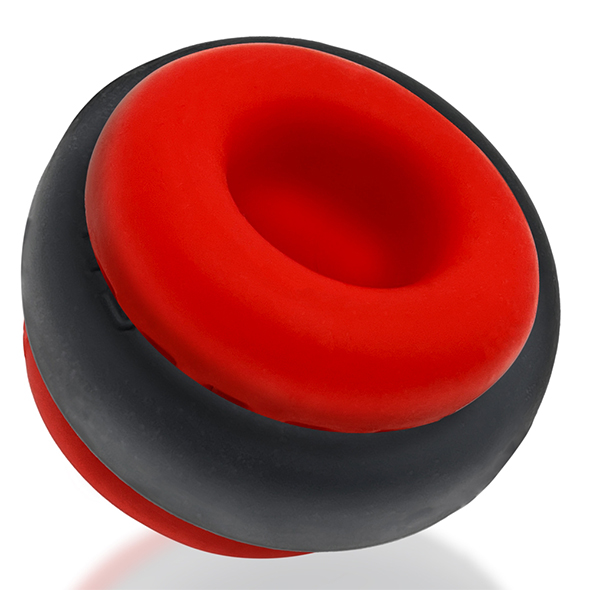 Oxballs - Ultracore Core Ballstretcher with Axis Ring Red Ice Penio žiedas - užveržėjas
