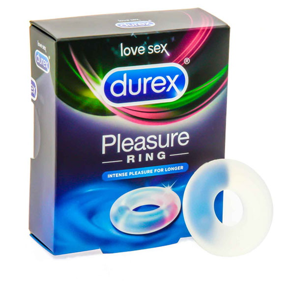 Durex - Pleasure Cockring Clear Penio žiedas - užveržėjas
