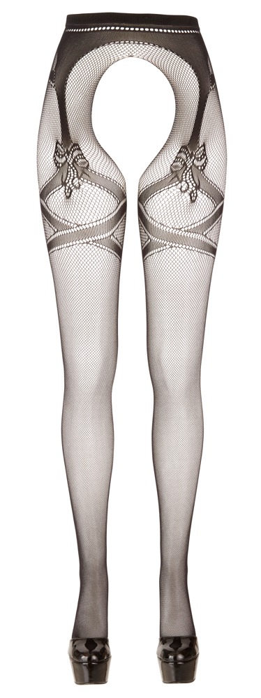 Cottelli legwear Crotchless Tights L/XL Prisegamos kojinės &ndash; nuotrauka 3