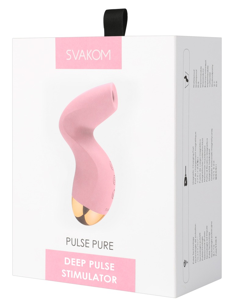 Svakom Pulse Pure Pale Pink Vibratorius