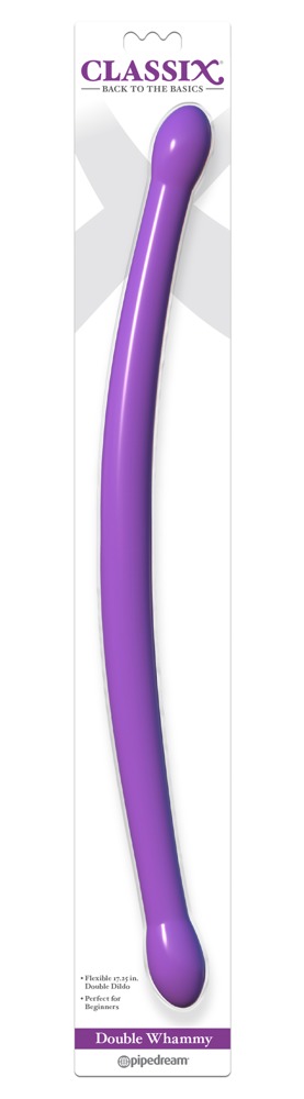 Classix Double Whammy Purple dvigubas dildo