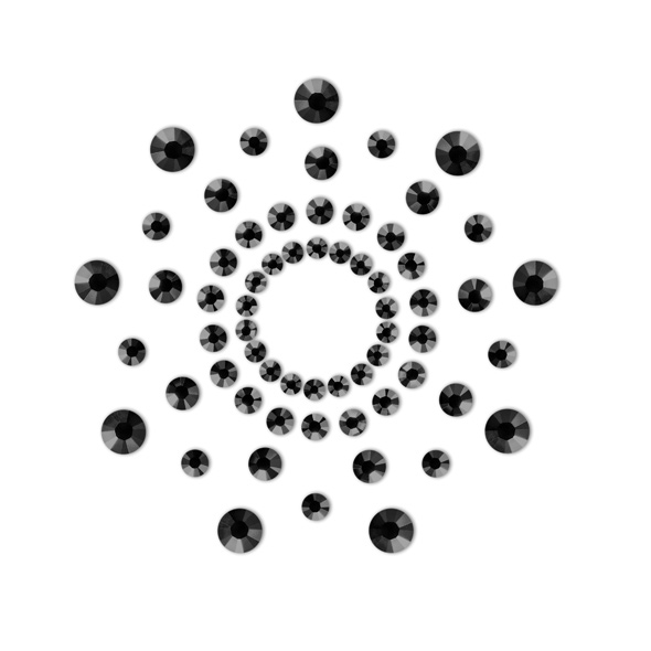 Bijoux Indiscrets - Mimi Nipple Cover Black spenelių lipdukai &ndash; nuotrauka 2