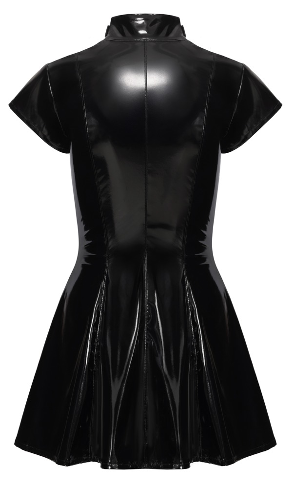 Black Level Vinyl Dress flared S Seksuali lateksinė apranga &ndash; nuotrauka 7