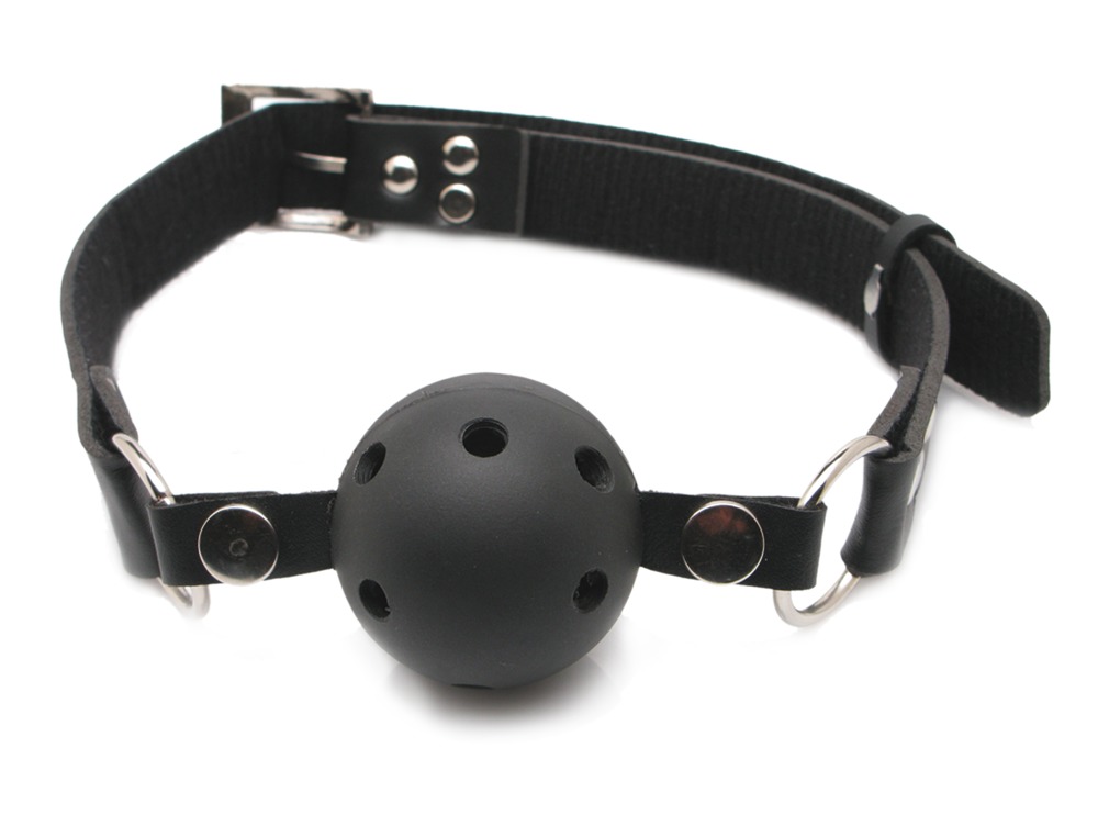 Fetish Fantasy Series Limited Edition ffsle Breathable Ball Gag Blac burnos kai&scaron;tis &ndash; nuotrauka 2