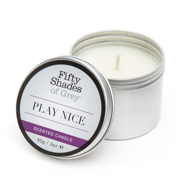 Fifty Shades of Grey - Play Nice Vanilla Candle 90 gram masažo žvakė
