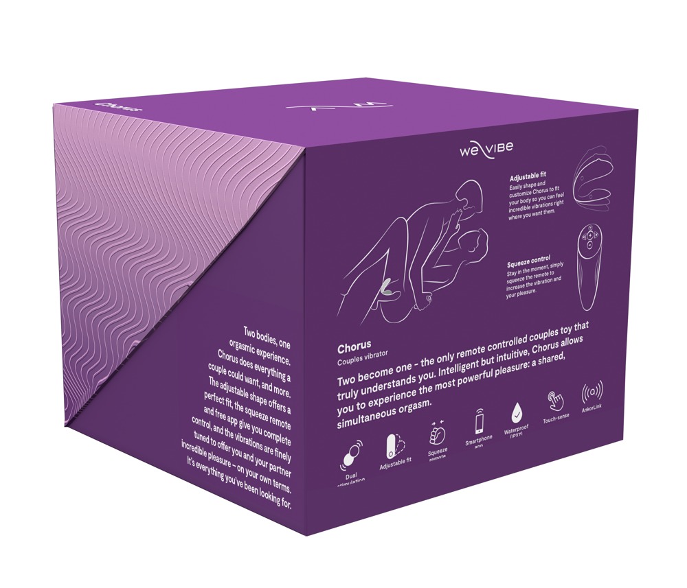 Chorus by We-Vibe Purple vibratorius poroms &ndash; nuotrauka 19