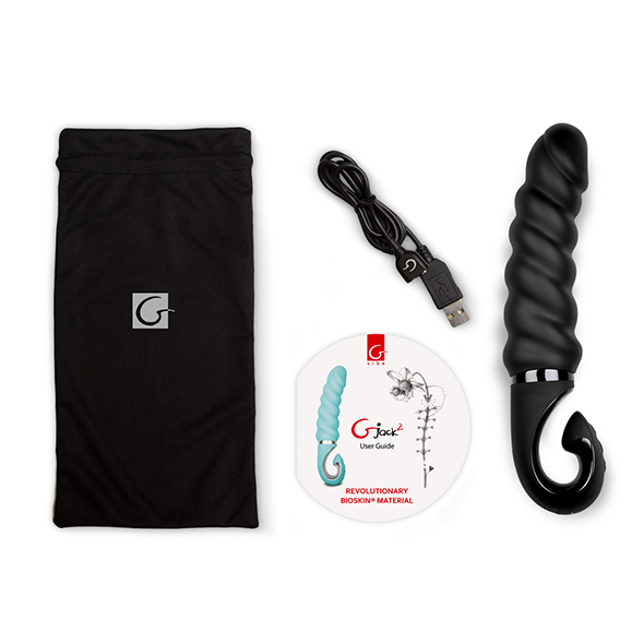 Gvibe - Gjack 2 Vibrator Mystic Black grublėtas vibratorius &ndash; nuotrauka 3