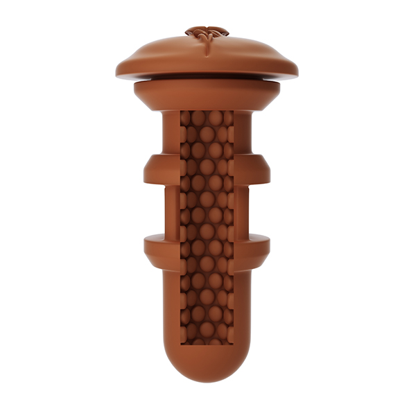 Autoblow - A.I. Silicone Vagina Sleeve Brown vaginalinis masturbatorius &ndash; nuotrauka 2