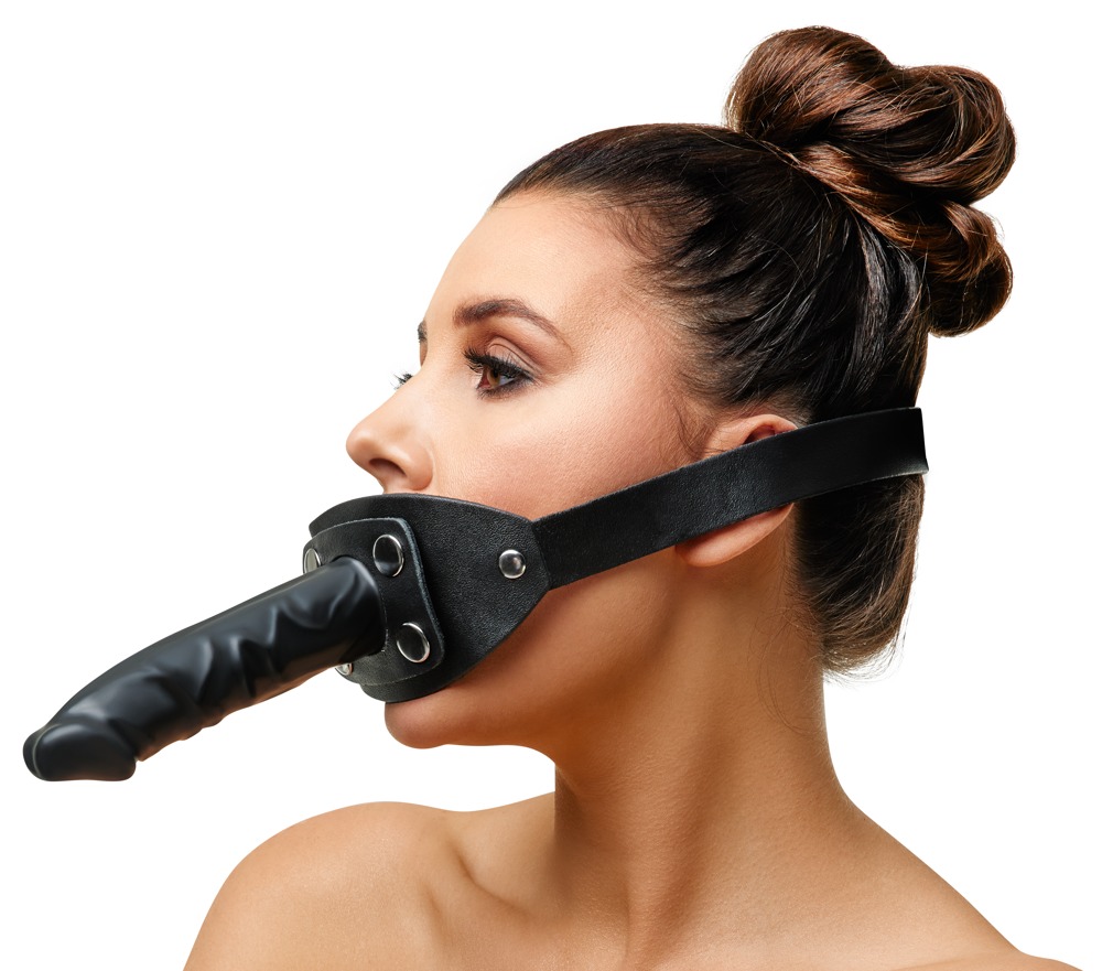 Zado Leather Gag Penis burnos kai&scaron;tis &ndash; nuotrauka 3