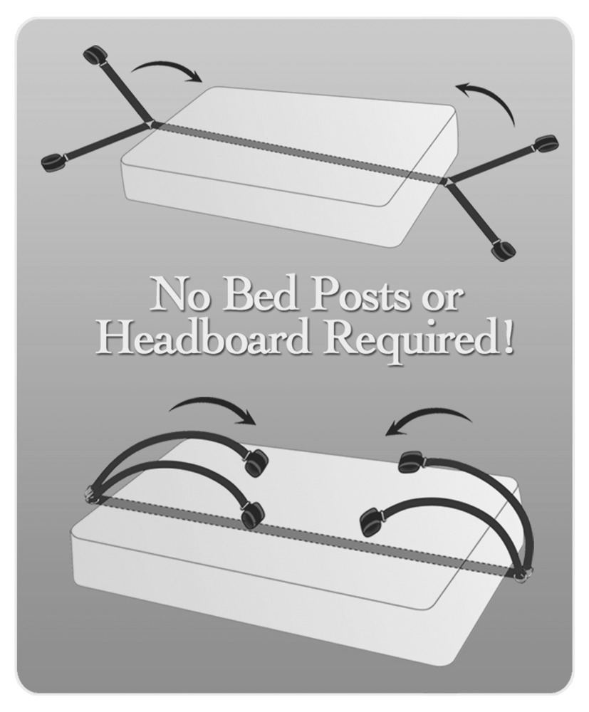 Fetish Fantasy Series ffs Bed Bindings Restraint Kit Sekso antrankiai porai &ndash; nuotrauka 4