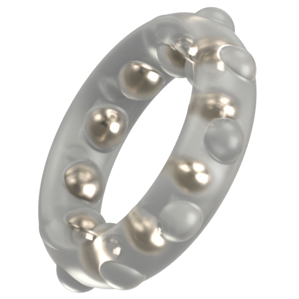 Rebel Cock Ring With Metal Bal Penio žiedas - užveržėjas &ndash; nuotrauka 4