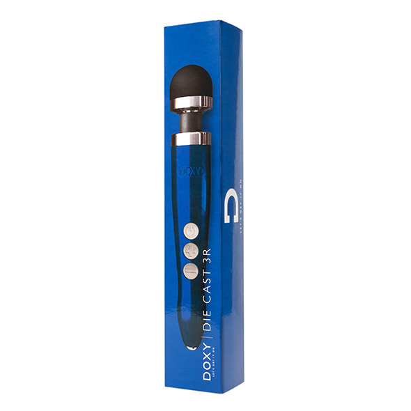 Doxy - Die Cast 3R Rechargeable Wand Massager Blue Flame vibruojantis masažuoklis &ndash; nuotrauka 7