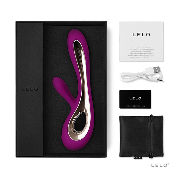 Lelo - Soraya 2 Vibrator Deep Rose vibratorius ki&scaron;kutis &ndash; nuotrauka 3