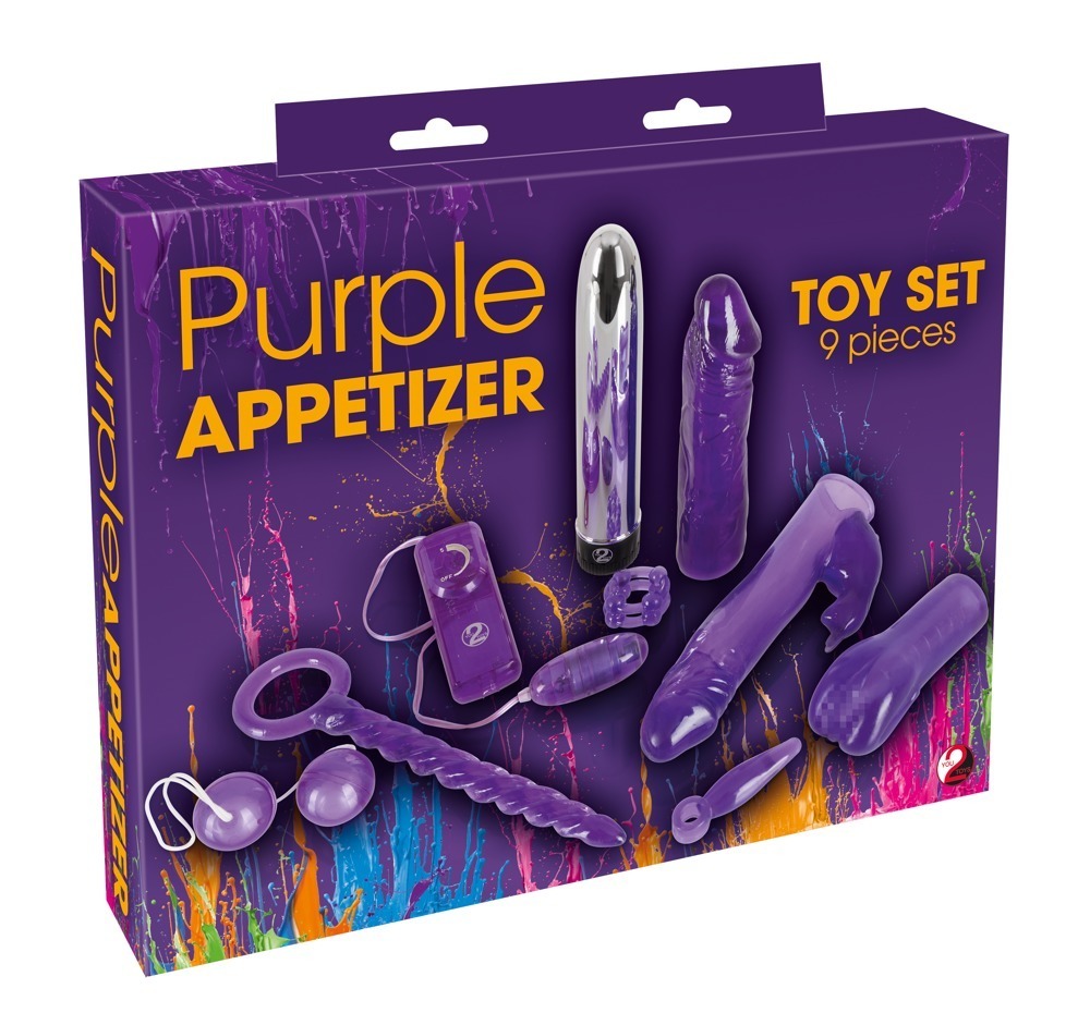 You2Toys Purple Appetizer 9-piece set dovanų rinkinys