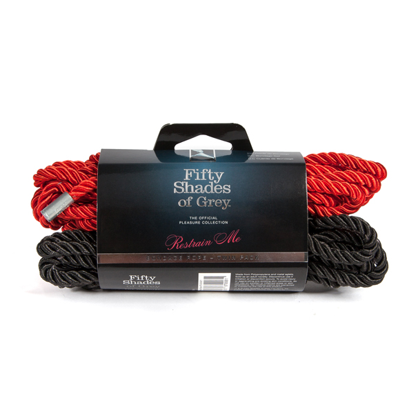 Fifty Shades of Grey - Bondage Rope Twin Pack Sekso antrankiai porai &ndash; nuotrauka 2