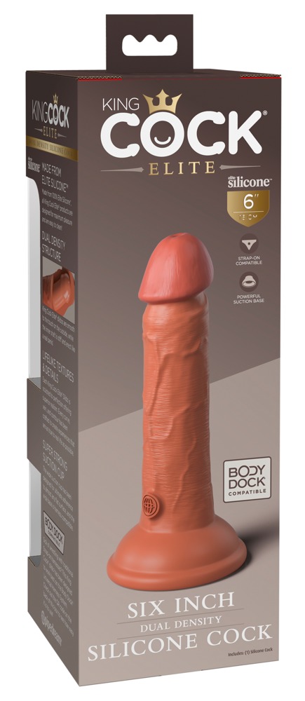 King Cock Elite kce 6 Dual Density Cock Tan realisti&scaron;kas dildo &ndash; nuotrauka 5