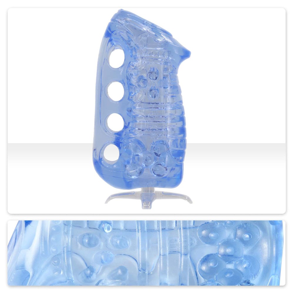Fleshlight Fleshskins Grip Blue Ice Masturbatorius &ndash; nuotrauka 4