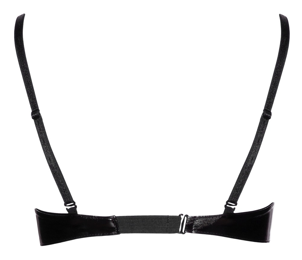 Black Level Vinyl Bra black 85D Seksuali lateksinė apranga &ndash; nuotrauka 6