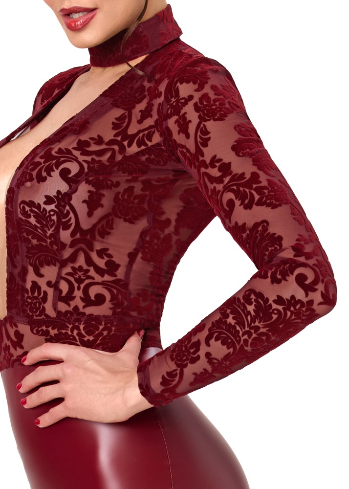 Noir Dress red S Seksuali suknelė &ndash; nuotrauka 8
