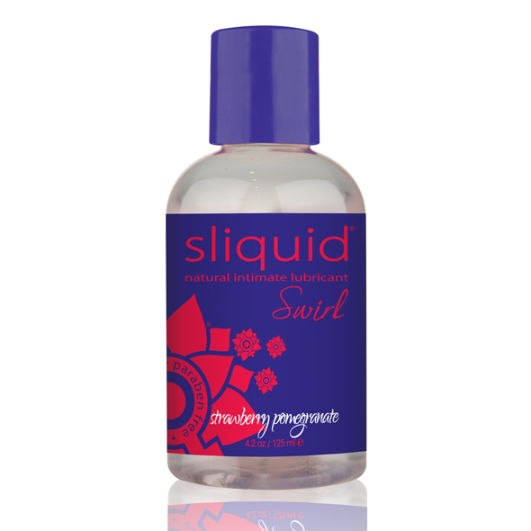 Sliquid - Naturals Swirl Lubricant Strawberry Pomegranate 125 ml oralinis lubrikantas