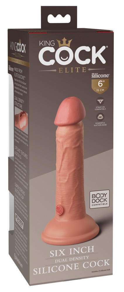 King Cock Elite kce 6 Dual Density Cock Light realisti&scaron;kas dildo &ndash; nuotrauka 5