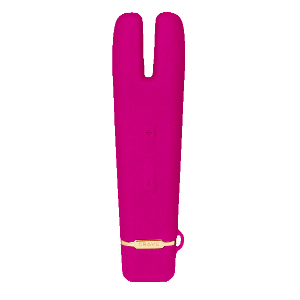 Crave - Duet Flex Vibrator Pink klitorinis vibratorius