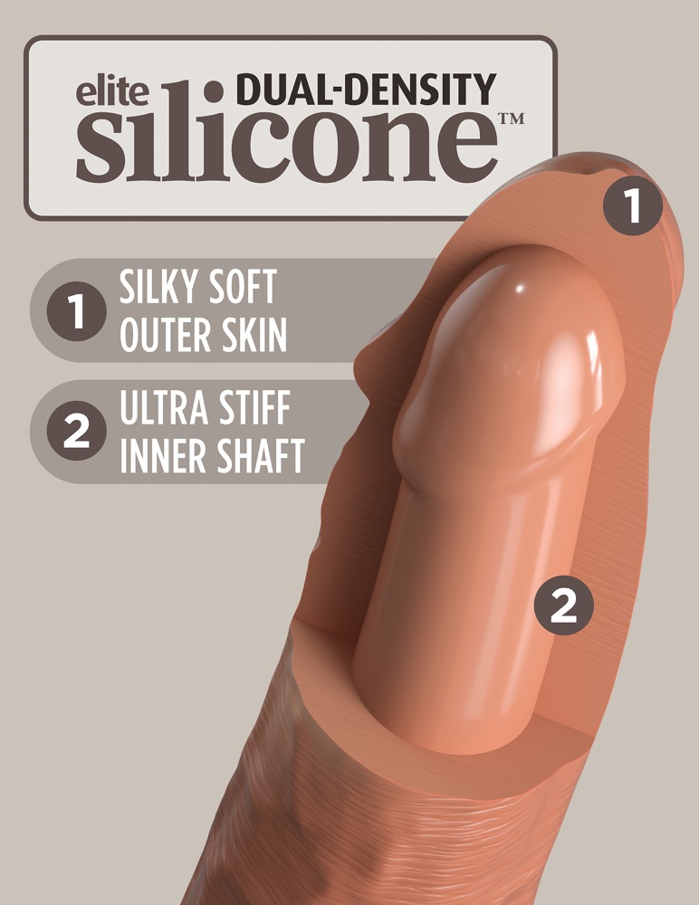 King Cock Elite kce Comfy Silicone B Dock Kit Strap-on dildo &ndash; nuotrauka 11