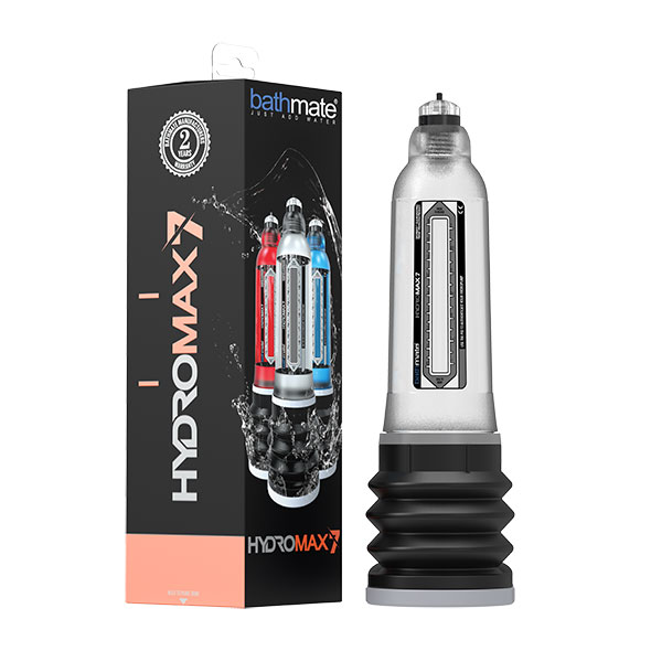 Bathmate - HydroMax7 Penis Pump Crystal Clear penio didinimo priemonė &ndash; nuotrauka 4