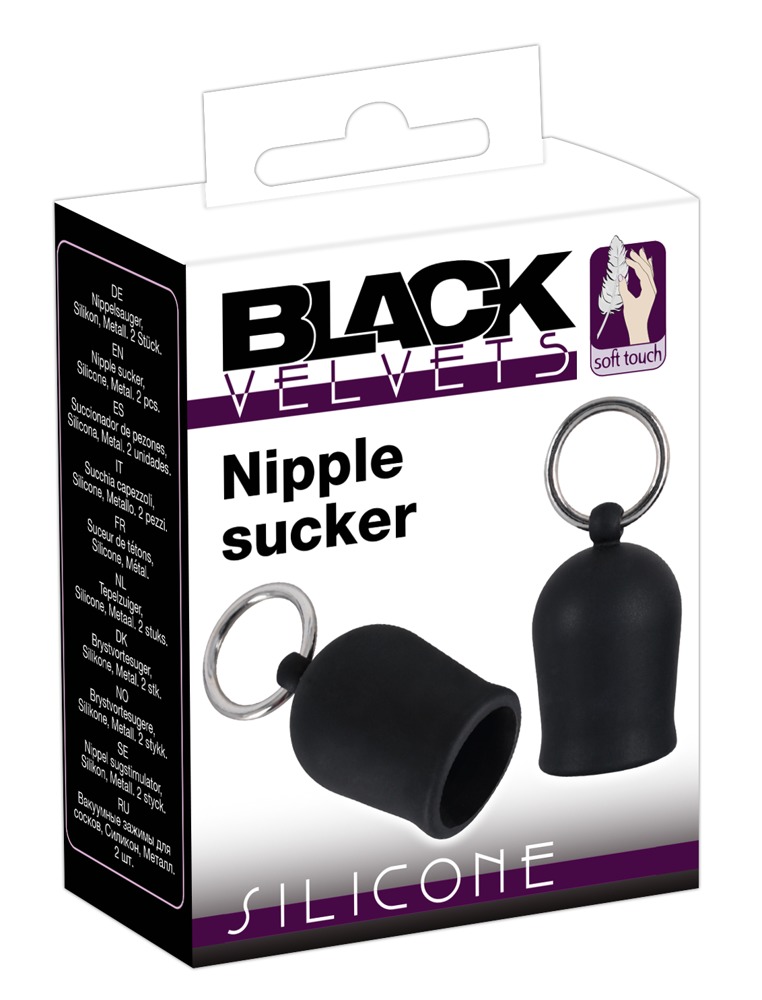 Black Velvets Nipple Suckers spenelių pompa