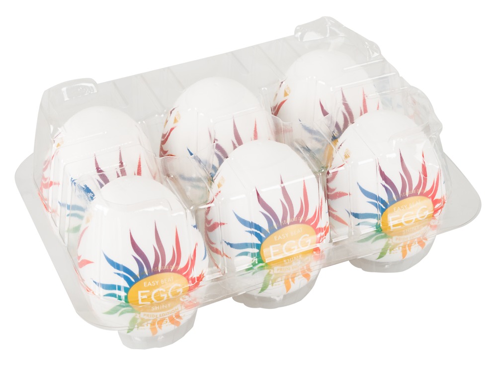 Tenga Egg Shiny Pride Edition6 masturbatorius kiaušinėlis
