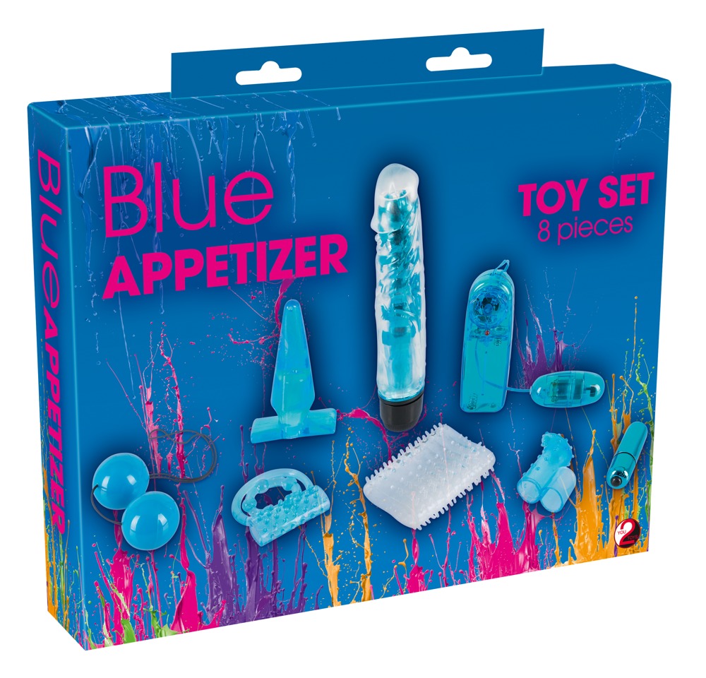 You2Toys Blue Appetizer 8-piece set dovanų rinkinys