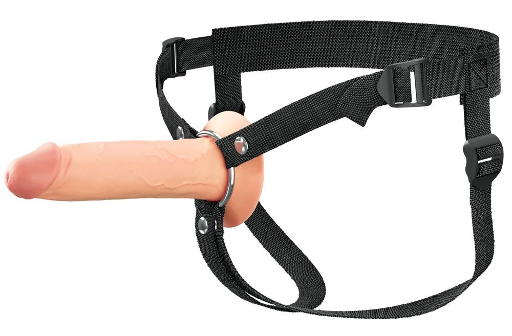 Fantasy X-Tensions Elite FXTE7" Hollow Strap-On Light Strap-on dildo &ndash; nuotrauka 2