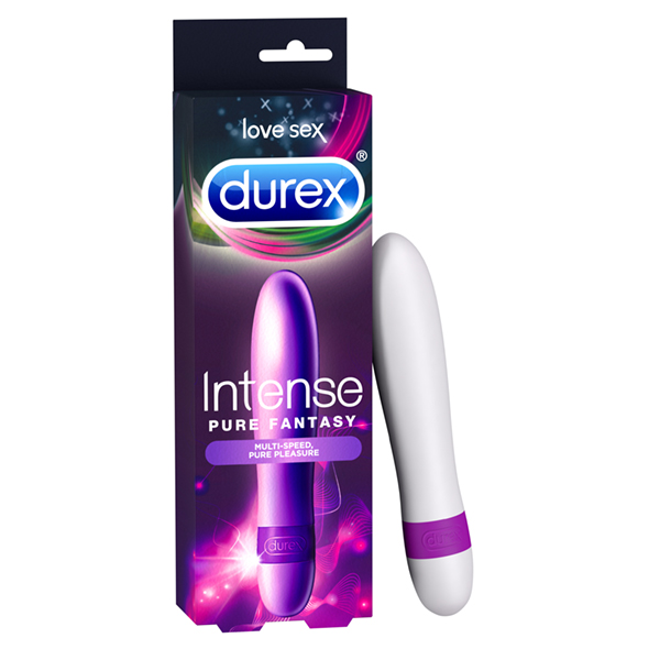 Durex - Orgasm Intense Vibrator Pure Fantasy White Klasikinis vibratorius