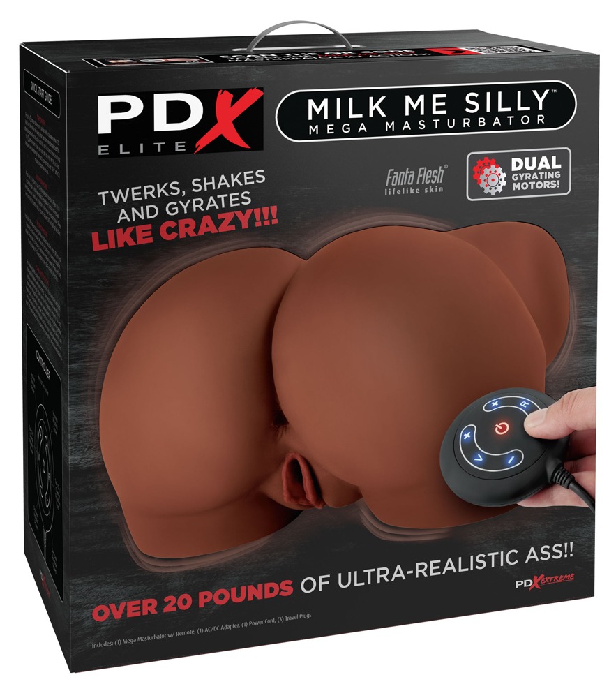 Pdx Elite Milk Me Silly Brown realistiškas masturbatorius