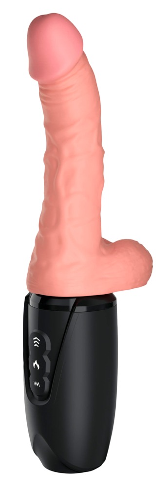 King Cock Plus kcp 6.5 Thrusting Cock with Ba tikrovi&scaron;kas vibratorius &ndash; nuotrauka 3