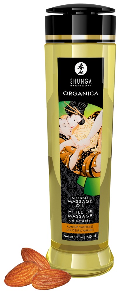 Shunga Oil Almond Sweetness240 masažo aliejus