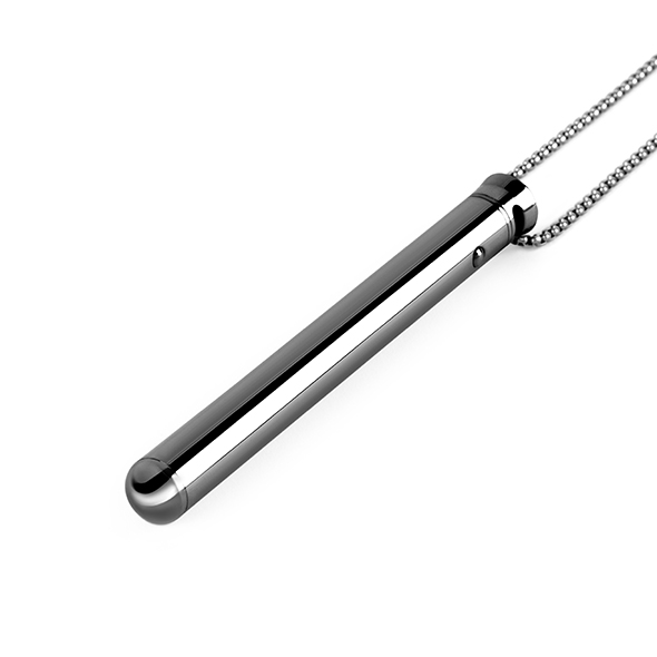 Le Wand - Vibrating Necklace Black išskirtinio dizaino vibratorius