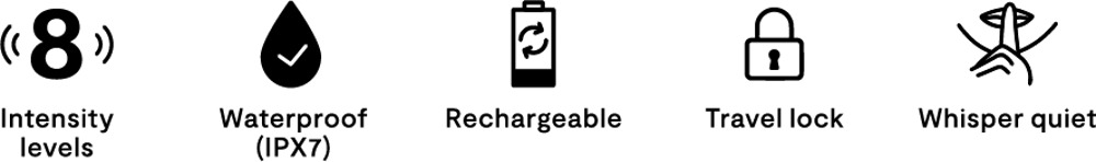 We Vibe We-Vibe Tango X Cherry Red Mini vibratorius &ndash; nuotrauka 8