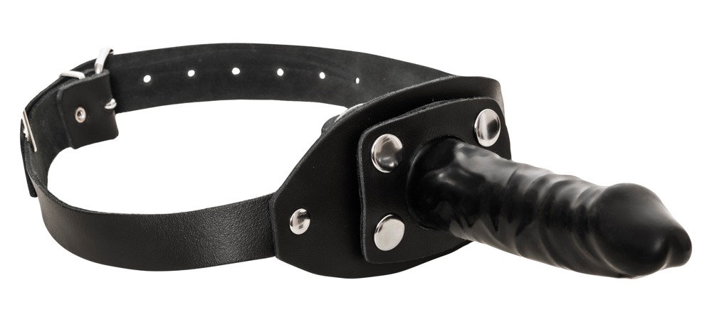 Zado Leather Gag Penis burnos kai&scaron;tis &ndash; nuotrauka 6