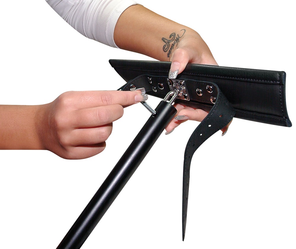Zado Leather Floor Pillory pančiai, virvė, antrankiai &ndash; nuotrauka 4