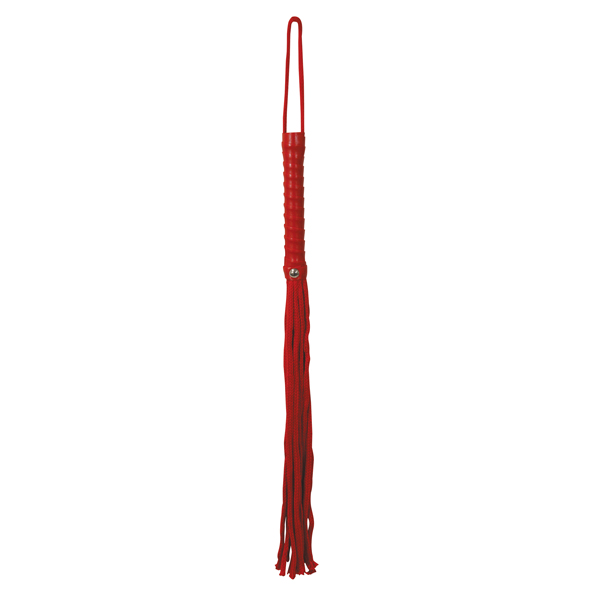 Sportsheets -  Sex & Mischief Red Rope Flogger botagas seksui