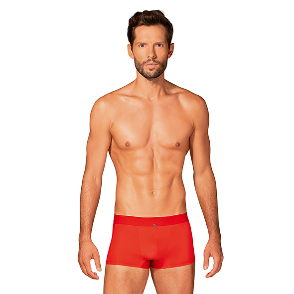 Obsessive - Boldero Boxer Shorts Red S/M seksualios vyriškos trumpikės
