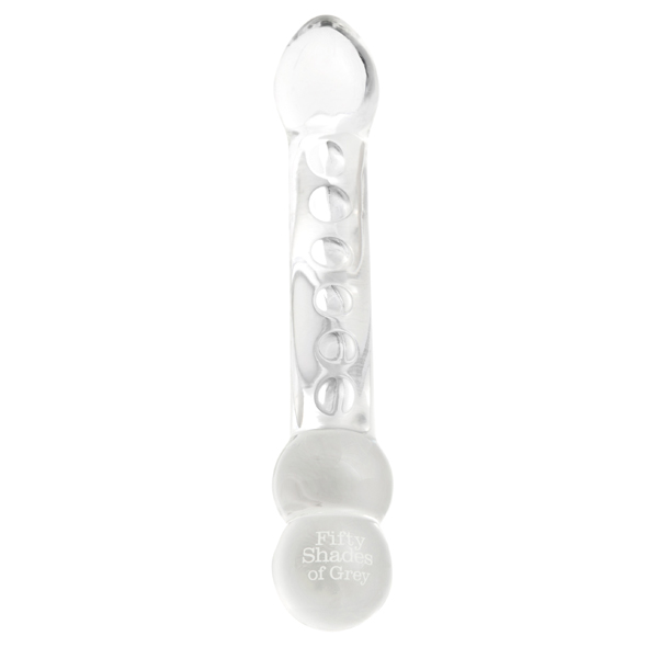 Fifty Shades of Grey - Glass Massage Wand stiklinis dildo &ndash; nuotrauka 4