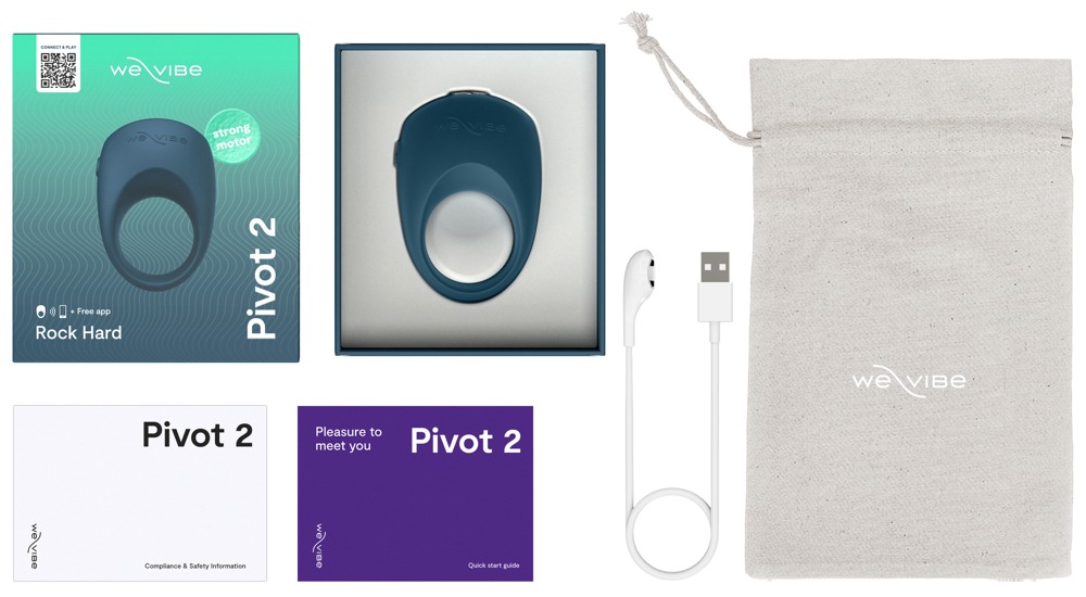 We-Vibe Pivot 2 Slate Penio žiedas - užveržėjas &ndash; nuotrauka 18