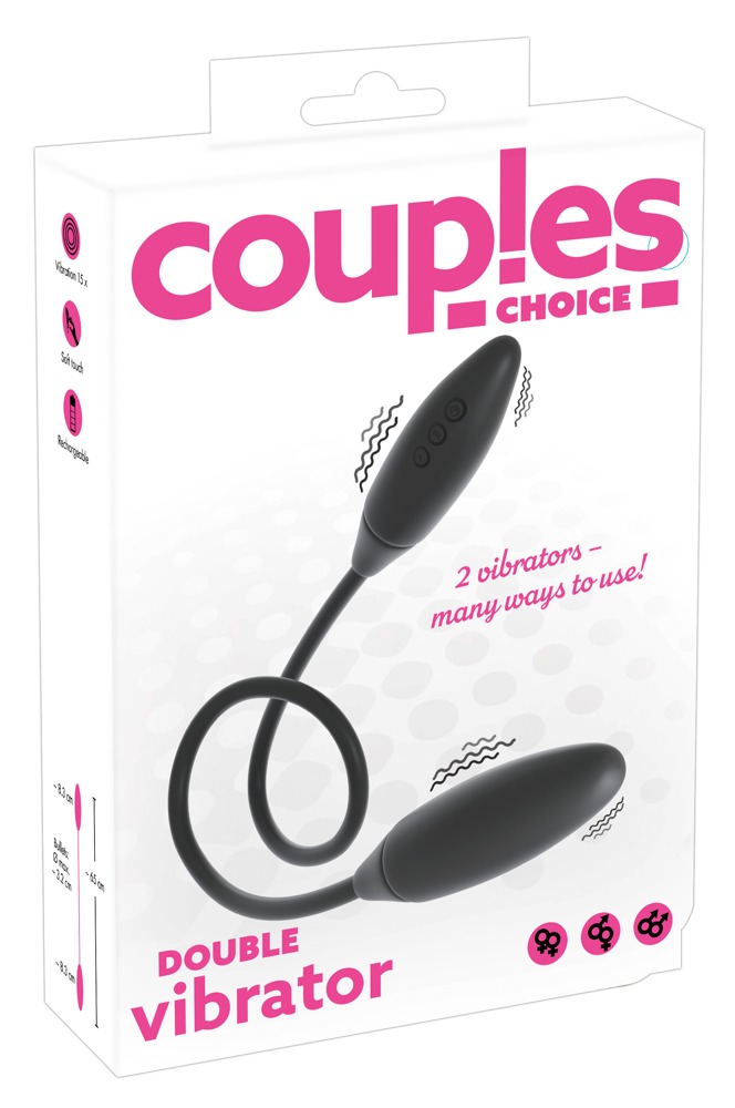 Couples Choice Double Vibrator vibratorius poroms