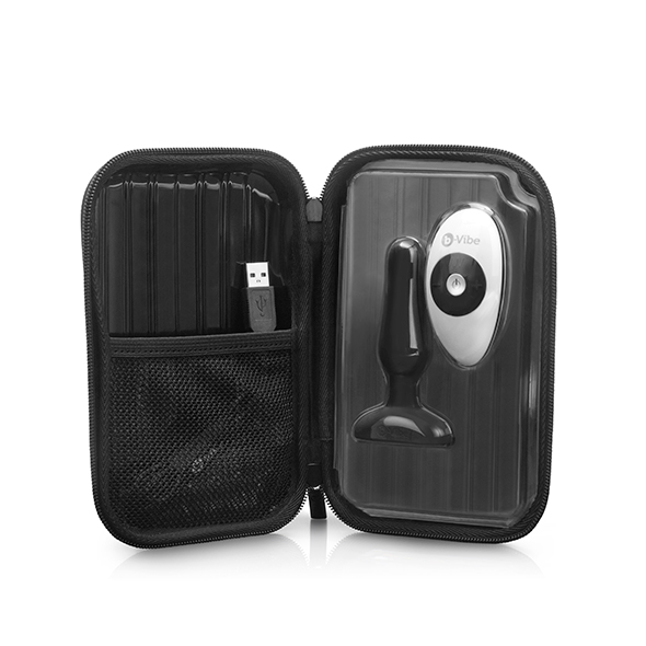 B-Vibe - Novice Remote Control Plug Black Analinis kai&scaron;tis &ndash; nuotrauka 7