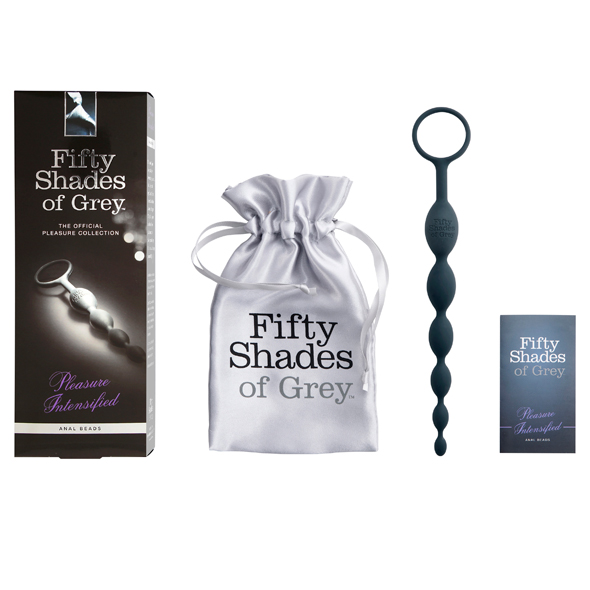 Fifty Shades of Grey - Anal Beads Black Analinis kamuoliukas - rutuliukas &ndash; nuotrauka 4