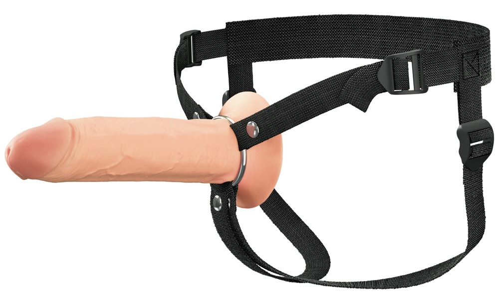 Fantasy X-Tensions Elite FXTE8" Hollow Strap-On Light Strap-on dildo &ndash; nuotrauka 2